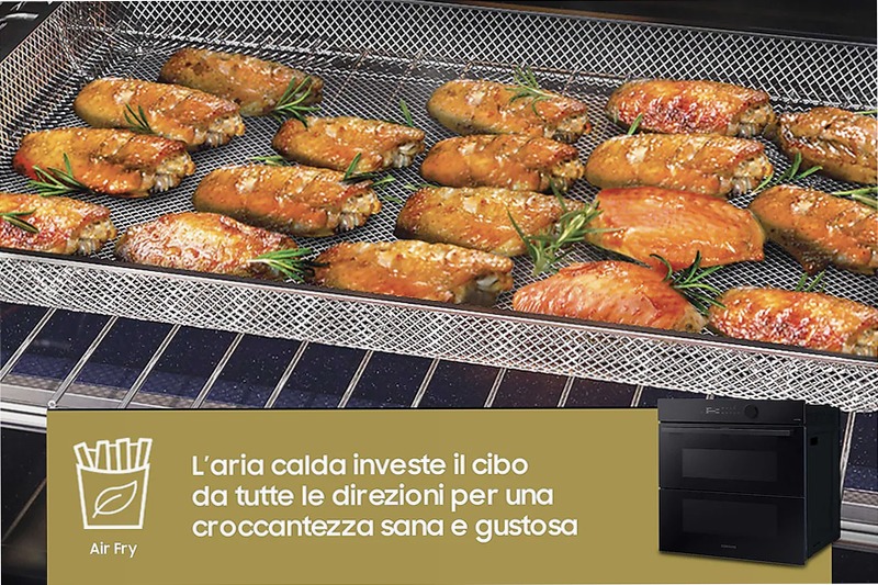 Forno a Vapore Samsung Dual Cook Flex™ Steam Serie 5 76L