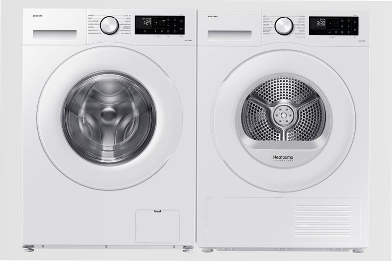Lavatrice Samsung Crystal Clean™ 9 kg 9kg Bianco