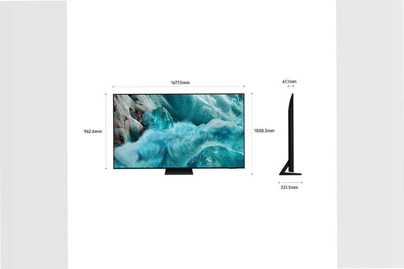 75" QLED Q7F5 4K Vision AI Smart TV Nero