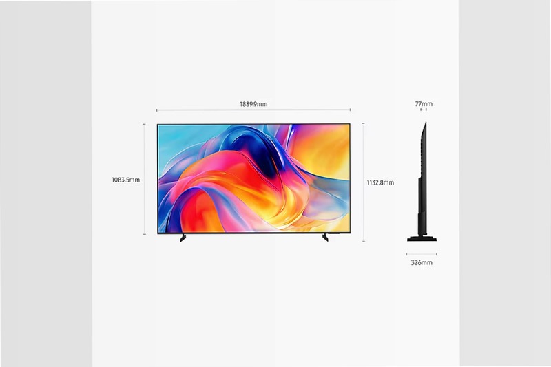 85" Mini LED M70H 4K Vision AI Smart TV Nero