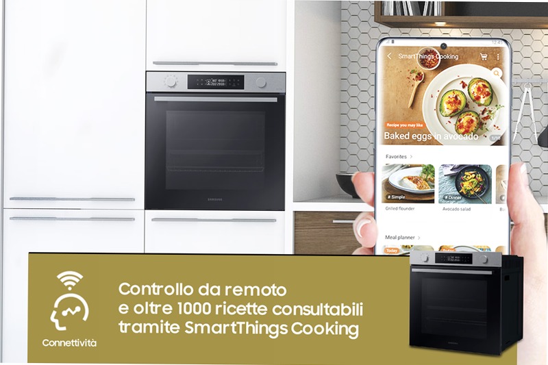 Forno Samsung Dual Cook Serie 4 76L NV7B44403BS 76 A Beige