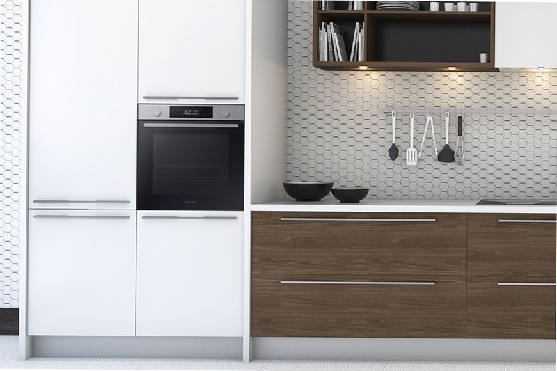 Forno Samsung Dual Cook Serie 4 76L NV7B44403BS 76 A Beige