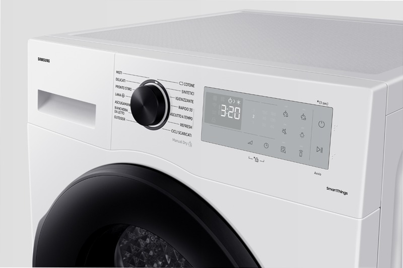 Asciugatrice Samsung Crystal EcoDry™ 8 Kg 8kg C Bianco