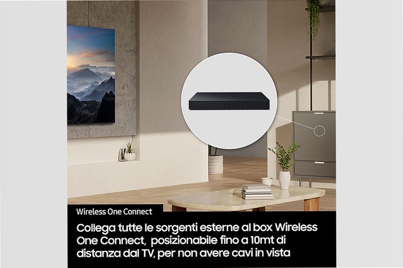 2025 QN990F 98 pollici 8K Neo QLED Mini LED Samsung Vision AI TV Nero