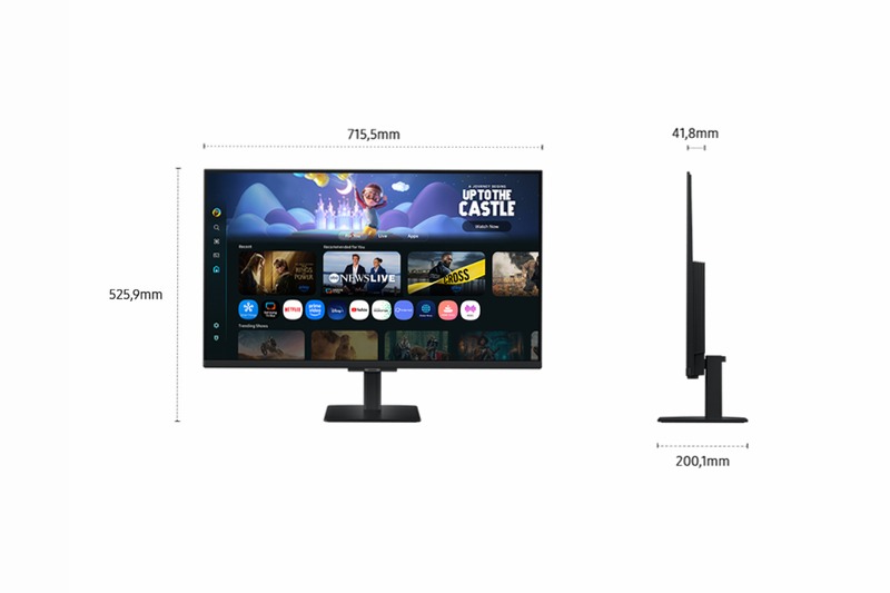 Smart Monitor M5 - 32" Full HD Nero VA