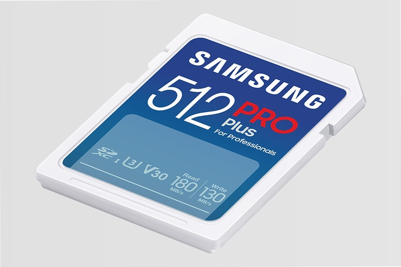 Samsung PRO Plus SD Card 512GB - Scheda di Memoria Professionale