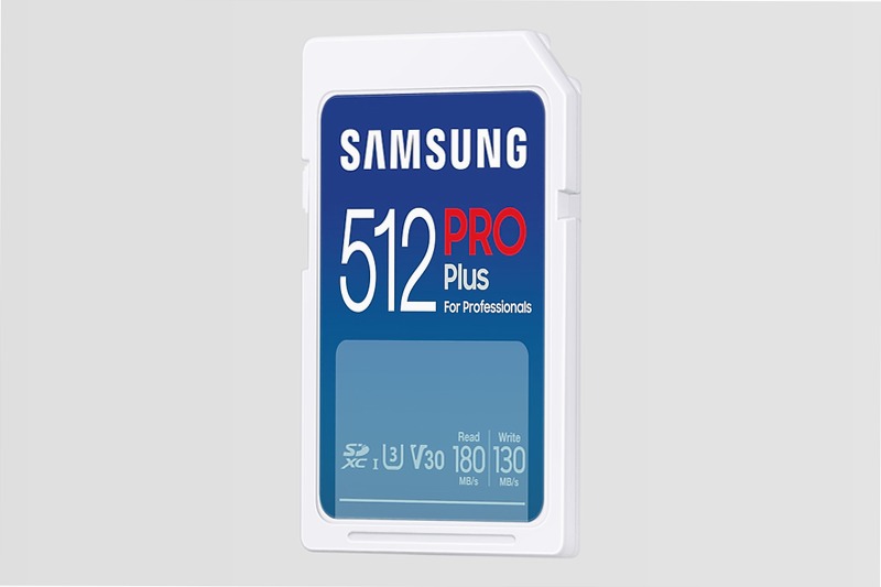 Samsung PRO Plus SD Card 512GB - Scheda di Memoria Professionale