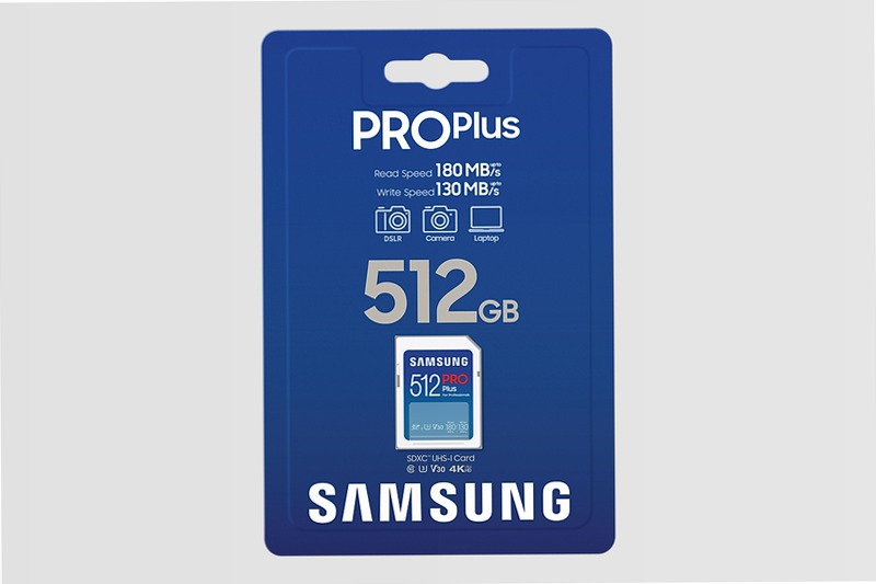 Samsung PRO Plus SD Card 512GB - Scheda di Memoria Professionale