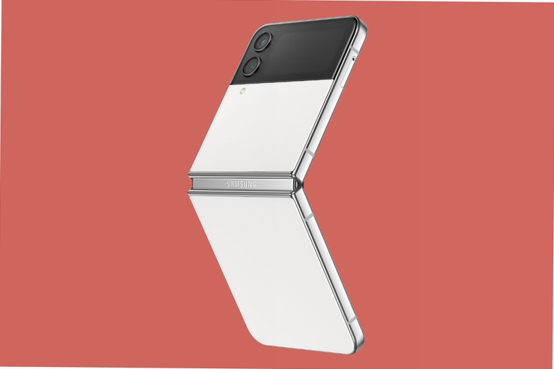 Galaxy Z Flip4 Bespoke Edition (White Front Color) Bianco 8GB Argento