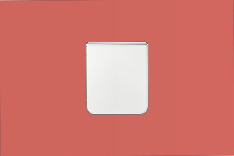 Galaxy Z Flip4 Bespoke Edition (White Front Color) Bianco 8GB Argento