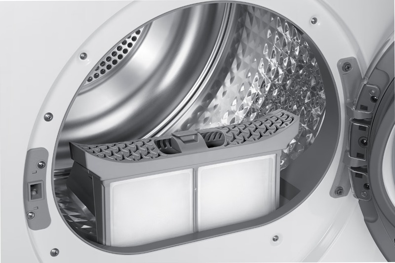 Asciugatrice a carica frontale Samsung DV90N62631WET 9kg Bianco