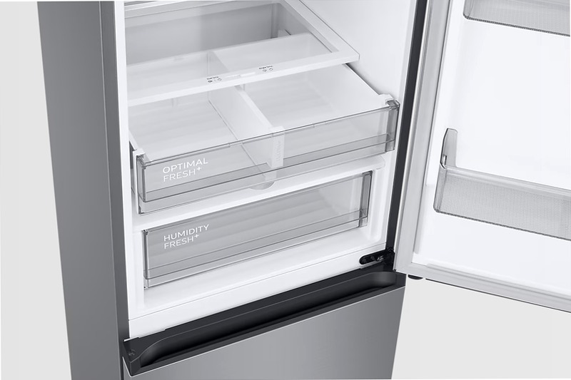 Frigorifero Combinato Samsung EcoFlex AI 2m 390L RB38C774DSA Argento D