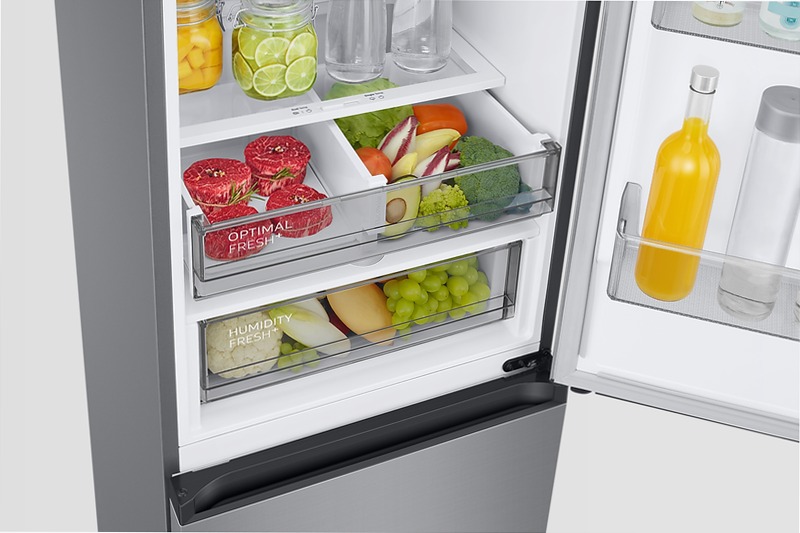 Frigorifero Combinato Samsung EcoFlex AI 2m 390L RB38C774DSA Argento D