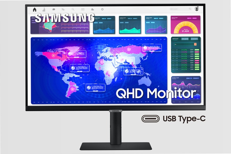 Monitor HRM ViewFinity Serie S6 - S60UA da 27" QHD Flat <br>