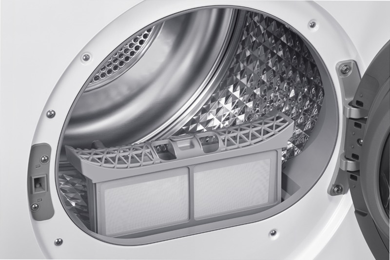 Asciugatrice Samsung Crystal EcoDry 9 Kg 9kg C Bianco