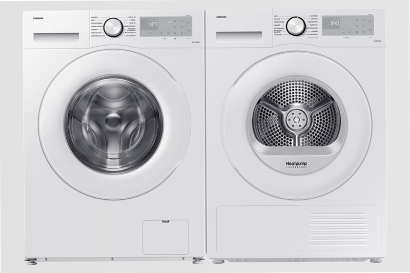 Asciugatrice Samsung Crystal EcoDry 9 Kg 9kg C Bianco