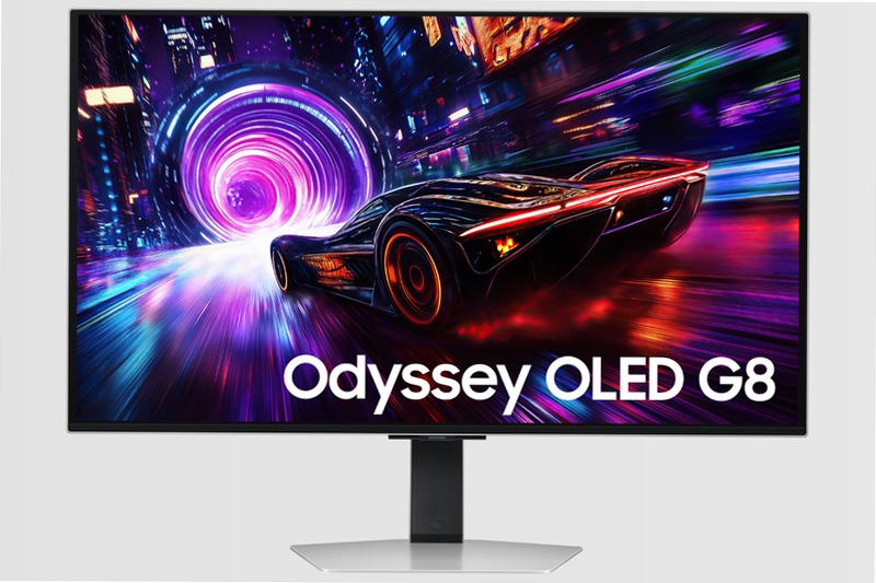 Monitor Gaming Odyssey OLED G8 - UHD Flat 32" Argento