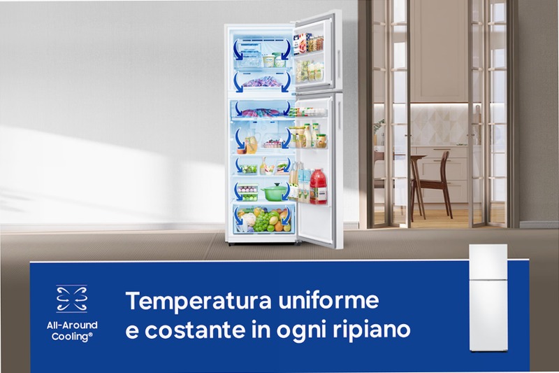 Frigorifero Doppia Porta Samsung EcoFlex AI 305L E
