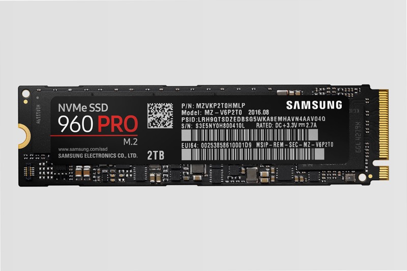 Samsung SSD 960 PRO M.2 NVMe 2TB 3500MB/s 3500MB/s