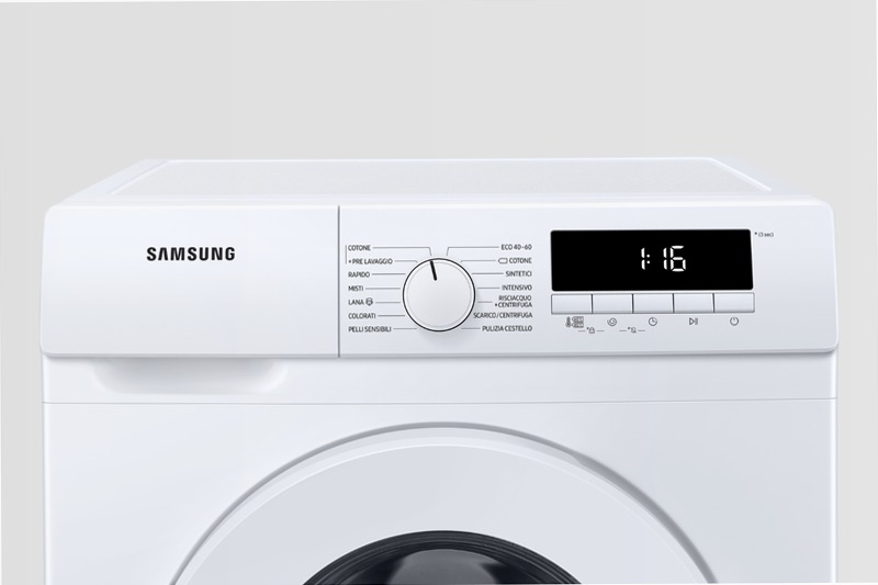 Lavatrice Slim Serie 3000 WW80T304MWW - Samsung Italia 8kg Bianco