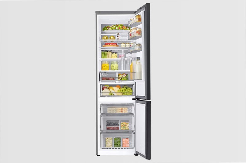 Frigorifero Combinato Samsung BESPOKE AI 2m 390L Argento C
