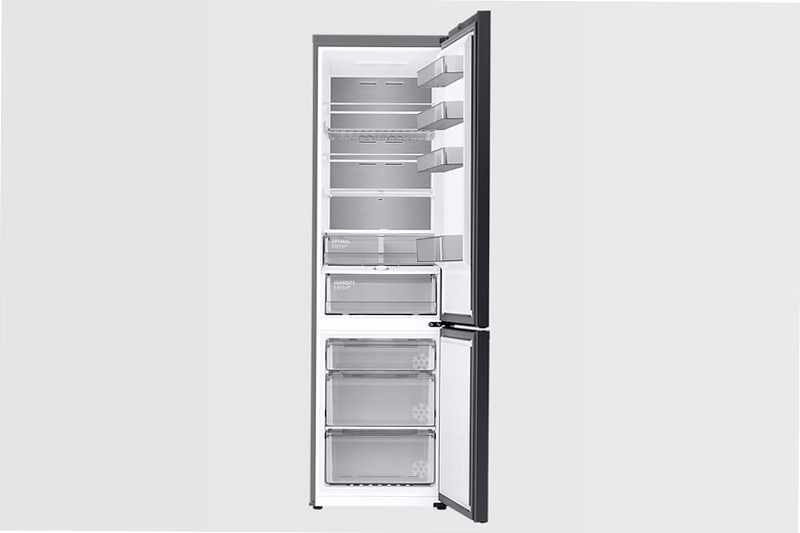 Frigorifero Combinato Samsung BESPOKE AI 2m 390L Argento C