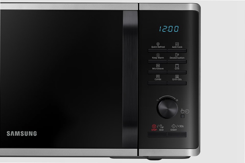 Microonde Samsung Grill Cottura Croccante 23L MG23K3515CS/E1 Argento 23