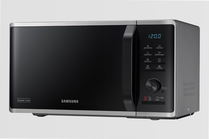 Microonde Samsung Grill Cottura Croccante 23L MG23K3515CS/E1 Argento 23