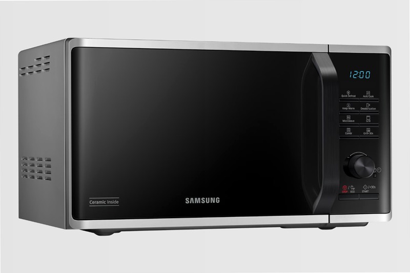 Microonde Samsung Grill Cottura Croccante 23L MG23K3515CS/E1 Argento 23