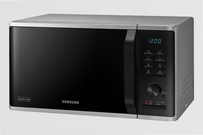 Microonde Samsung Grill Cottura Croccante 23L MG23K3515CS/E1 Argento 23