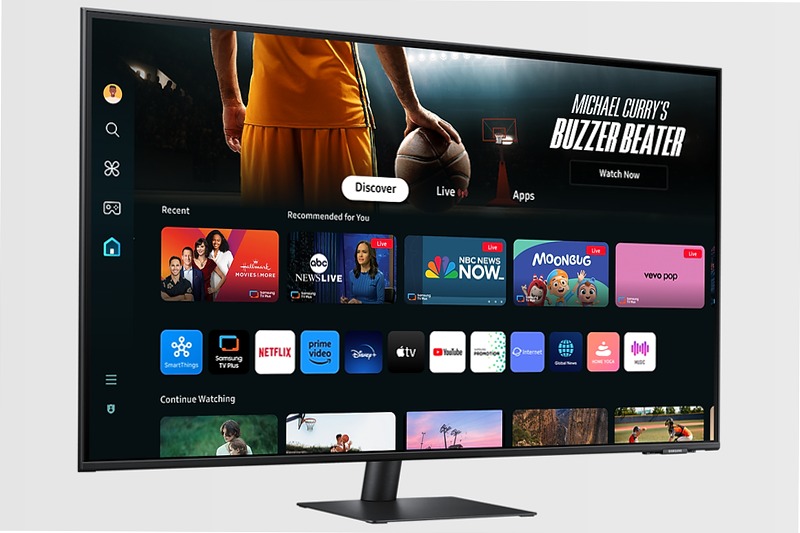 Smart Monitor M7 - M70D da 43'' UHD Flat Nero VA