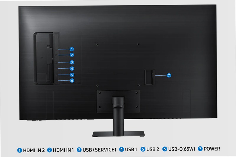 Smart Monitor M7 - M70D da 43'' UHD Flat Nero VA