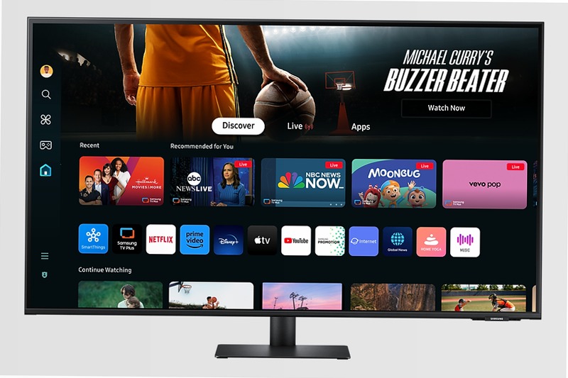 Smart Monitor M7 - M70D da 43'' UHD Flat Nero VA
