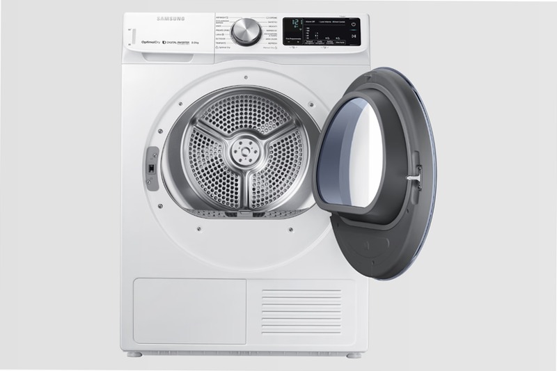 Asciugatrice a carica frontale Samsung DV80N62532WET 8kg Bianco
