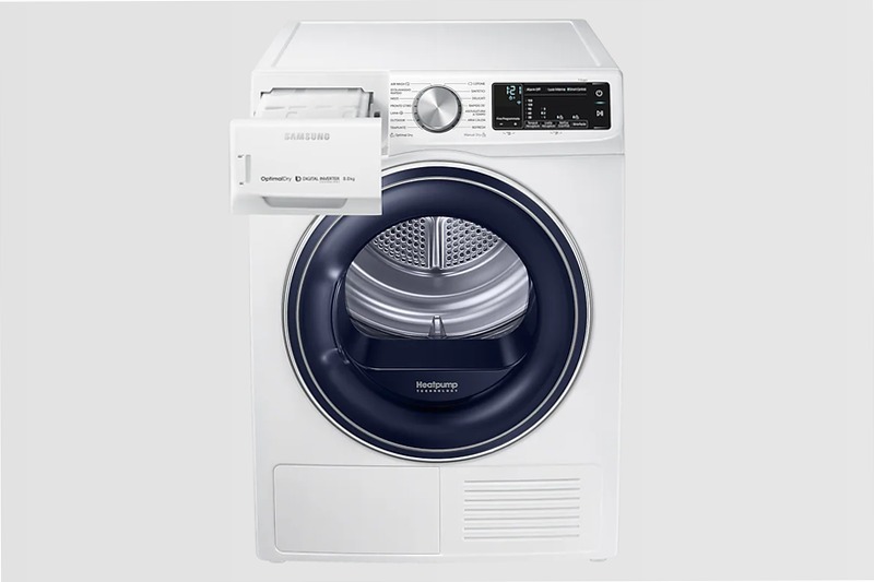 Asciugatrice a carica frontale 8kg Samsung DV80N62532WET Bianco