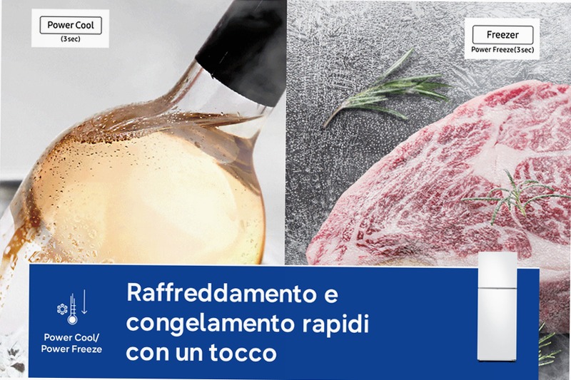 Frigorifero Doppia Porta Samsung EcoFlex AI 305L E 297lt