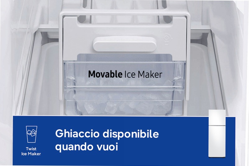 Frigorifero Doppia Porta Samsung EcoFlex AI 305L E 297lt