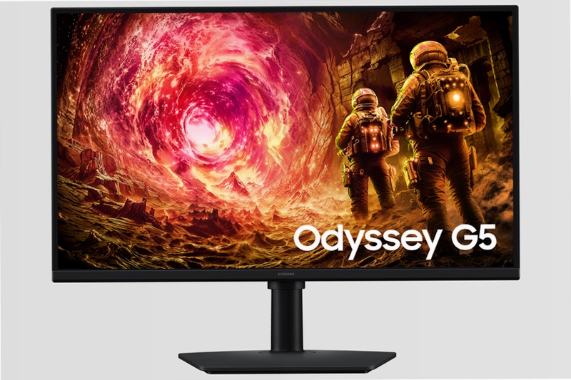 27/32 inch QHD 180Hz Odyssey G5 Monitor Samsung 27" Nero IPS