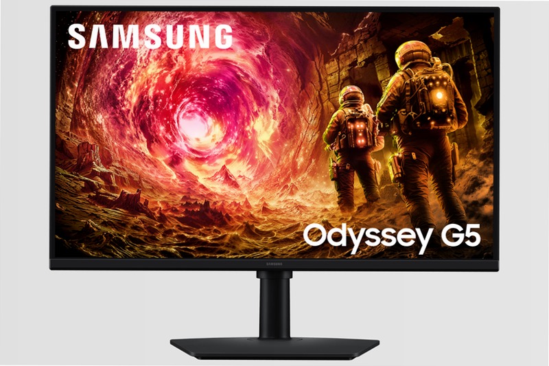 27/32 inch QHD 180Hz Odyssey G5 Monitor Samsung 27" Nero IPS