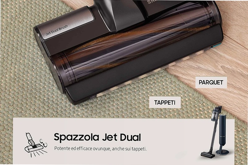 Aspirapolvere senza filo Samsung Bespoke Jet™ Plus pro extra 210W VS20B95973B