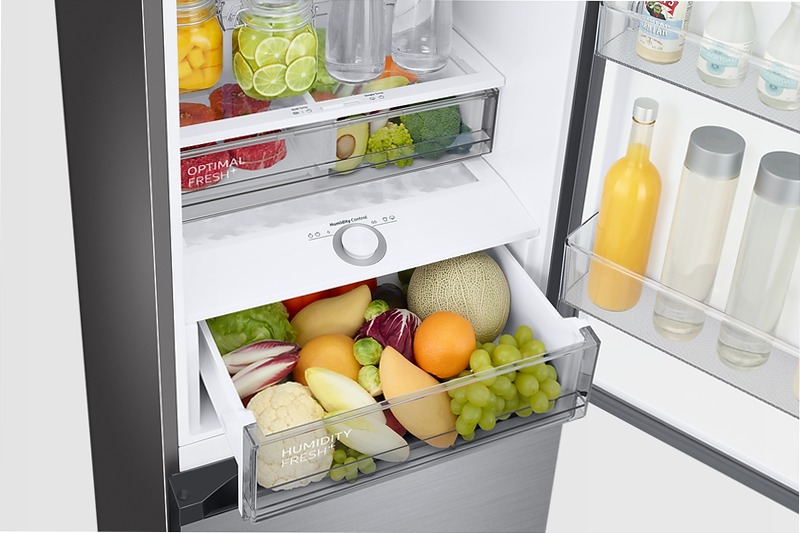 Frigorifero Combinato Samsung Bespoke AI 2m 387L RB38C7B6BS9 Inox B