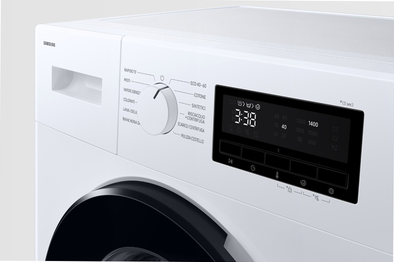 Lavatrice Samsung Serie 3000 Slim 8Kg Bianco