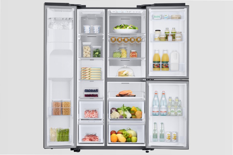 Frigorifero Americano Serie 8000 RS68N8670SL | Samsung IT 604lt