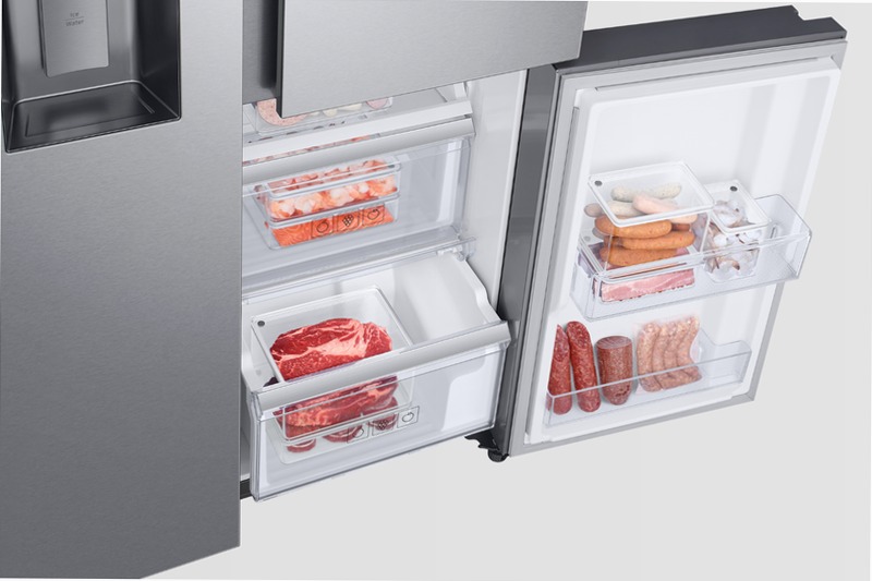 Frigorifero Americano Serie 8000 RS68N8670SL | Samsung IT 604lt