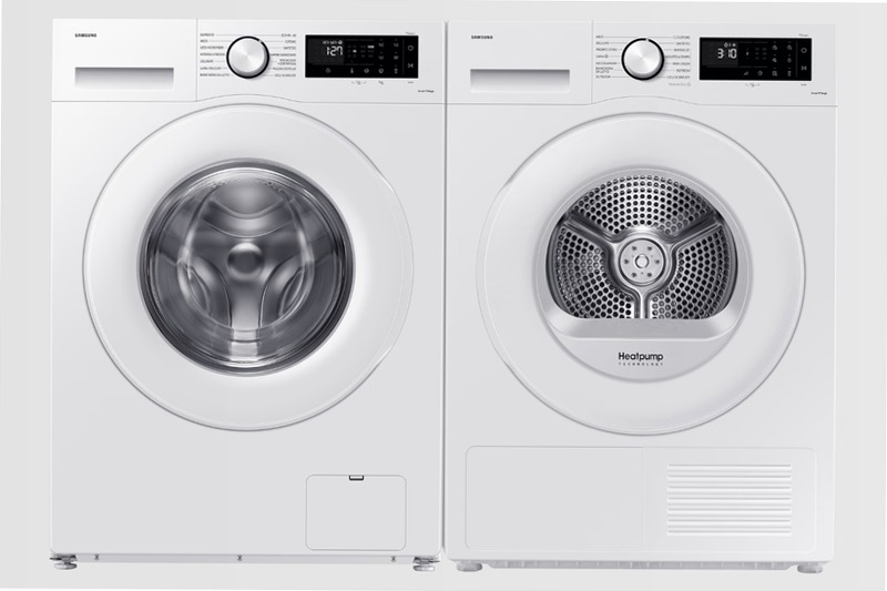 Asciugatrice Samsung Crystal EcoDry™ 8 Kg 8kg E Bianco