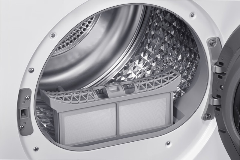 Asciugatrice Samsung Crystal EcoDry™ 8 Kg 8kg E Bianco