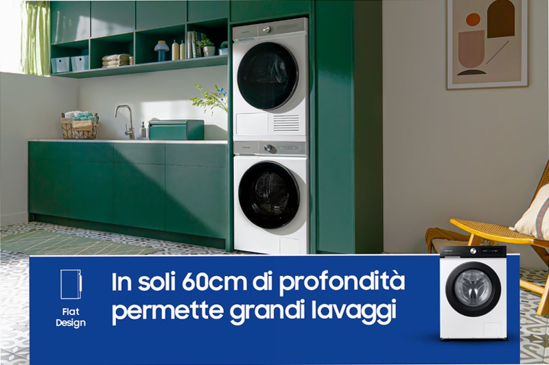 Lavatrice AI Control 11Kg WW11BB504DAE Bianco