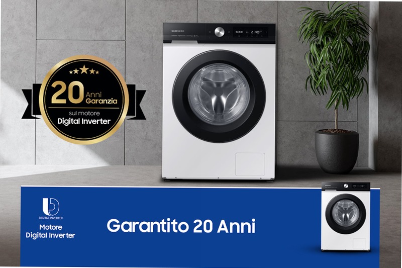 Lavatrice AI Control 11Kg WW11BB504DAE Bianco