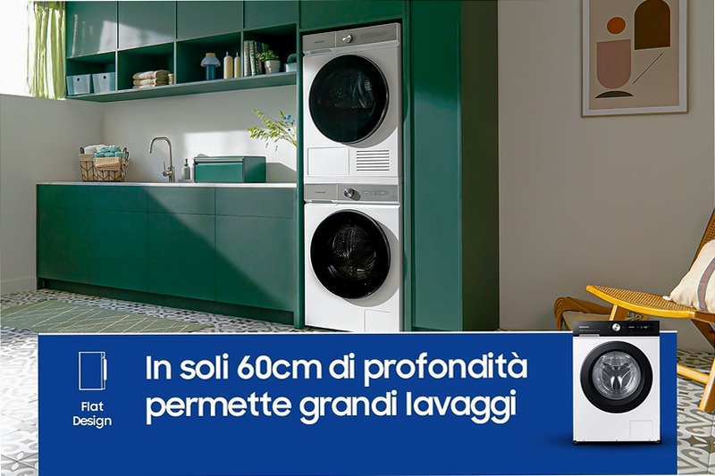 Lavatrice Ai Control 11Kg WW11BB504DAE Bianco