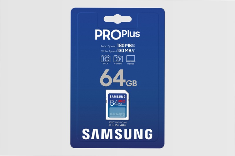 Samsung PRO Plus SD Card - Scheda di Memoria 64GB